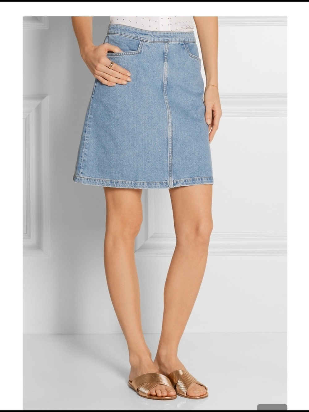 M.i.h Denim Skirt, Size 26, Waist 13.5"